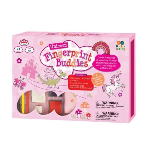 FINGERPRINT BUDDIES UNICORN DOUBLE DRAW