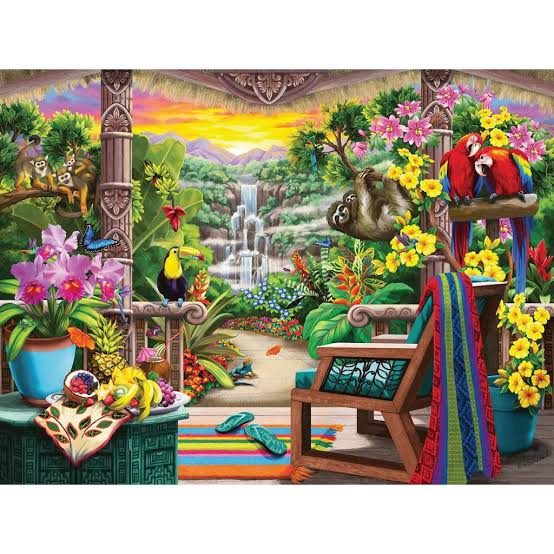 PUZZLE 750PC TROPICAL RETREAT