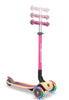 GLOBBER SCOOTER PRIMO WOOD W/LIGHTS PINK