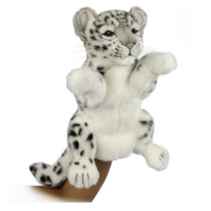 HANSA PUPPET SNOW LEOPARD CUB