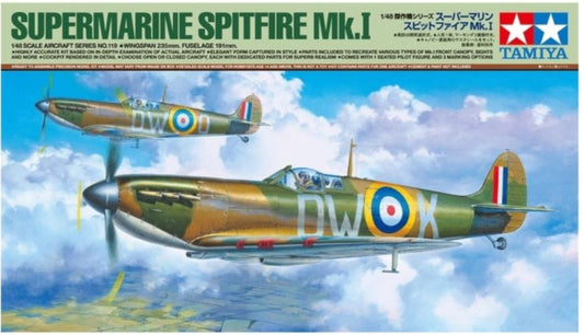 TAMIYA 1:48 SUPERMARINE SPITFIRE MK.1