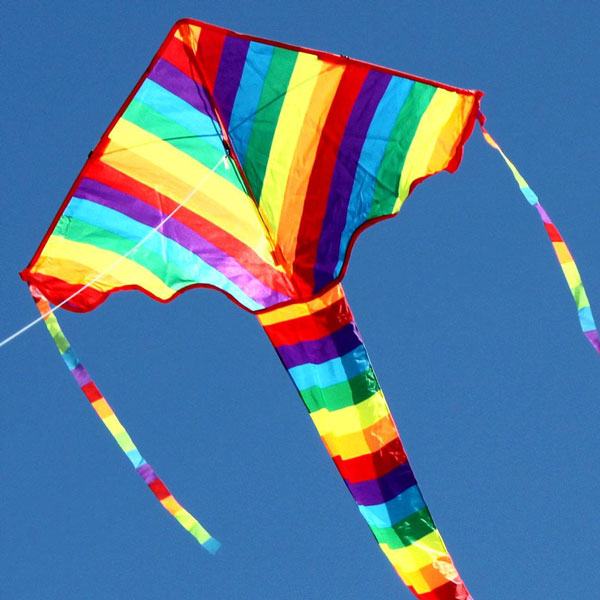 Ocean Breeze Kite Small Rainbow Delta