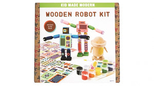 KID MADE MODERN WOODEN ROBOTS KIT