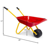 KIDS WHEELBARROW RED