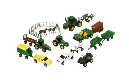 JD FARM TOY SET VEHICLE VALUE SET