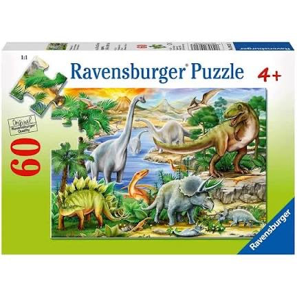 PUZZLE 60PC PREHISTORIC LIFE