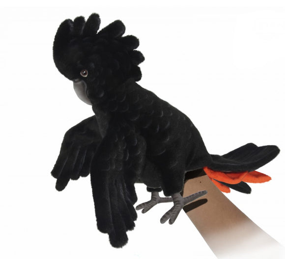 HANSA PUPPET BLACK COCKATOO