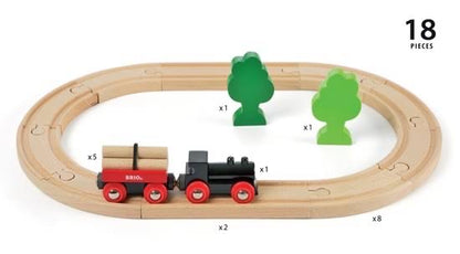 BRIO LITTLE FOREST TRAIN SET 18 PCS