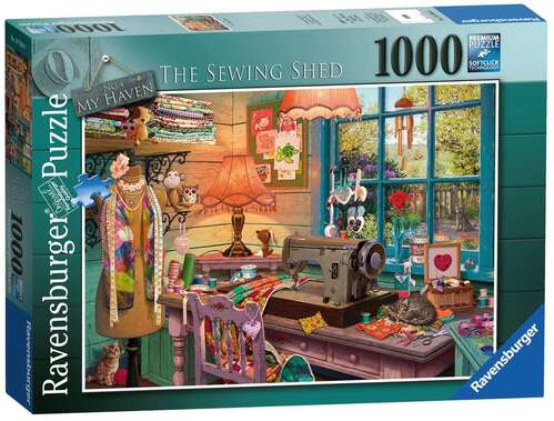 Puzzle 1000Pc My Haven No 2 Sewing Shed