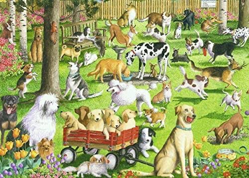 PUZZLE 500PC AT THE DOG PARK