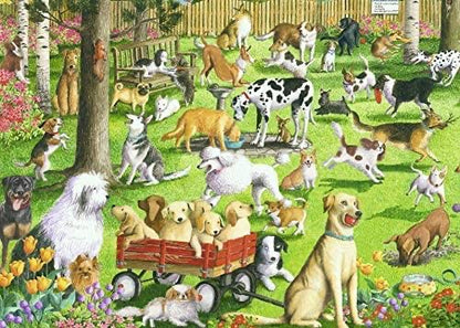 PUZZLE 500PC AT THE DOG PARK