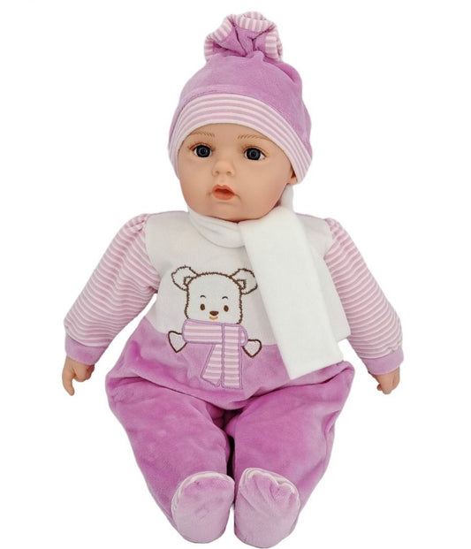 BABY DOLL KIM LILAC PUPPY JUMPSUIT