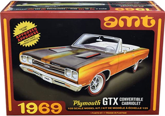 AMT 1:25 1969 PLYMOUTH GTX CONVERTIBLE