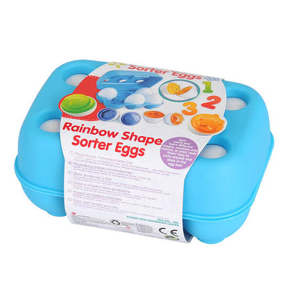 PLAYGO RAINBOW SHAPE SORTER EGGS