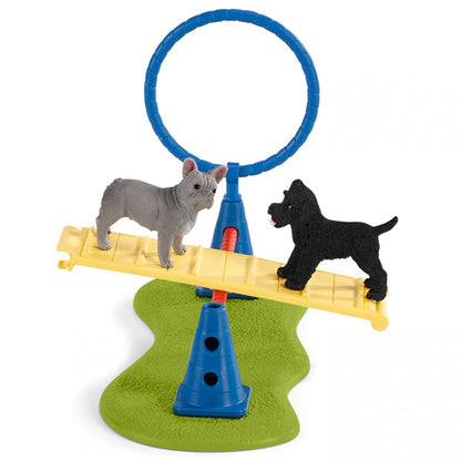 SCHLEICH 42536 PUPPY AGILITY TRAINING