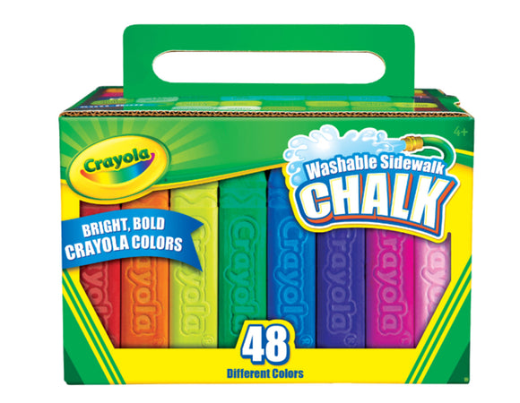 CRAYOLA CHALK 48CT SIDEWALK CHALK