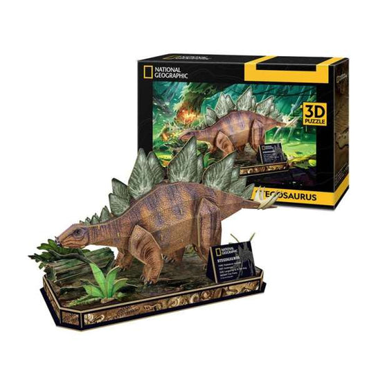 NG 3D PUZZLE 62PC STEGOSAURUS