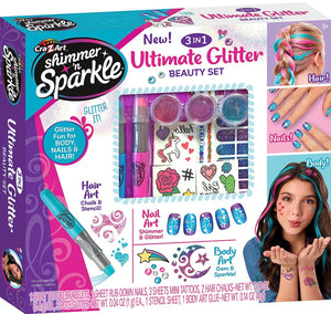 SHIMMER N SPARKLE 3 IN 1 GLITTER BEAUTY