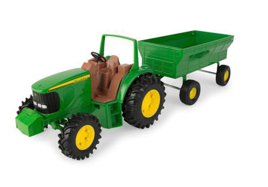 JOHN DEERE TRACTOR WITH WAGON