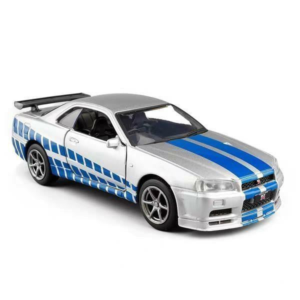 D/C 1:24 F&F BRIAN'S NISSAN SKYLINE SILV