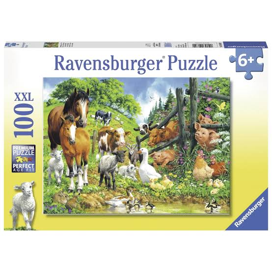 PUZZLE 100PC ANIMAL GET TOGETHER