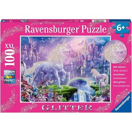 Puzzle 100Pc Unicorn Kingdom Glitter