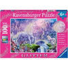 PUZZLE 100PC UNICORN KINGDOM GLITTER