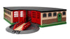 BRIO GRAND ROUNDHOUSE 3 PIECES