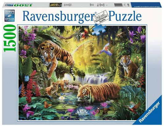 Puzzle 1500Pc Tranquil Tigers
