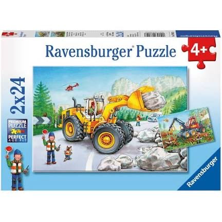 PUZZLE 2X24PC DIGGERS AT WORK