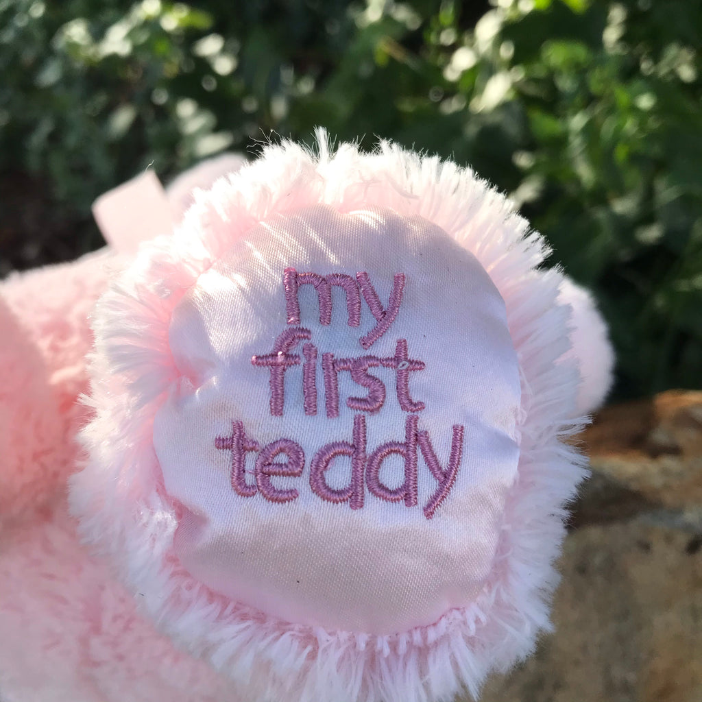 GUND BEAR MY FIRST TEDDY 25CM PINK