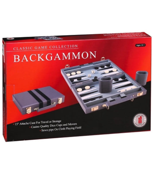 GAME BACKGAMMON 11" VINYL CASE