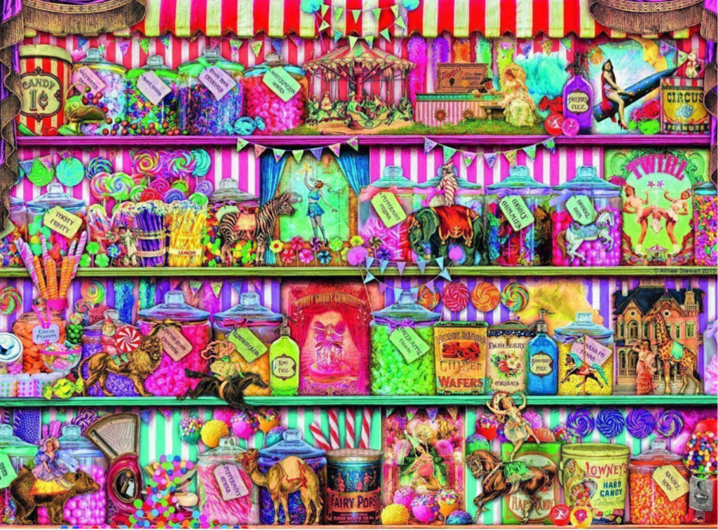 PUZZLE 500PC THE SWEET SHOP