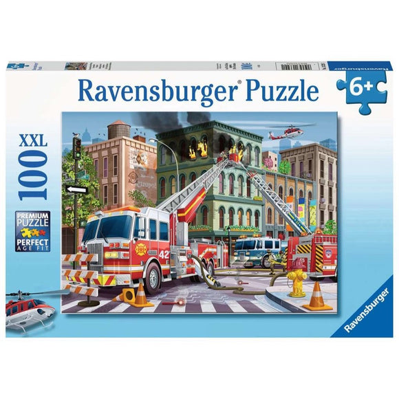 PUZZLE 100PC FIRE TRUCK RESCUE