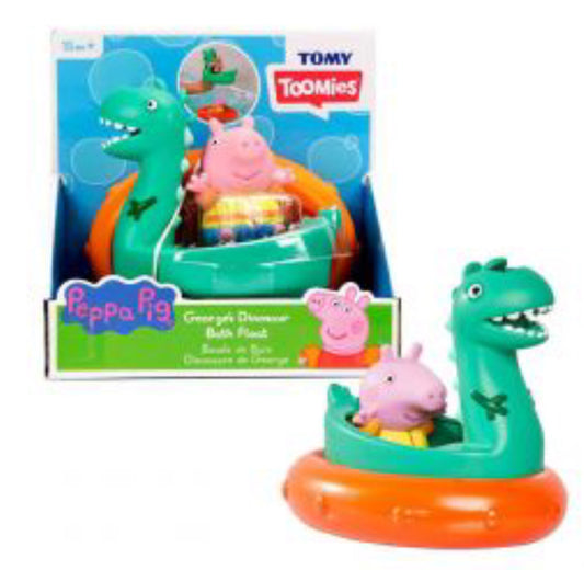 TOMY PEPPA PIG BATH FLOAT DINOSAUR