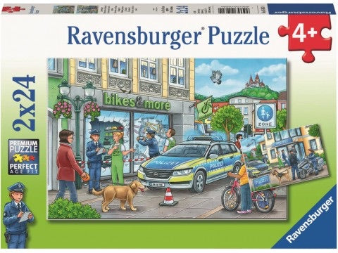 Puzzle 2X24Pc Police At Work