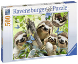 PUZZLE 500PC SLOTH SELFIE