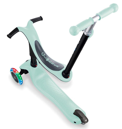 Globber Scooter Go Up Sporty Lights Mint