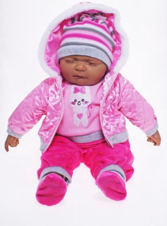 BABY DOLL ALINTA PINK SHINY JACKET W KIT