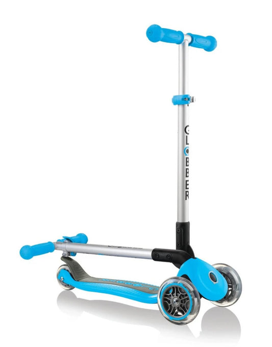 SCOOTER GLOBBER PRIMO FOLD SKY BL LIGHTS