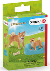 Schleich 42479 Inu Mother & Puppy