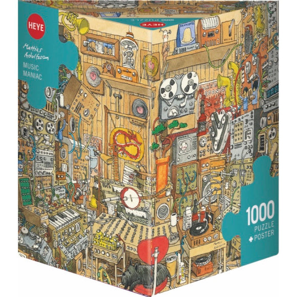 PUZZLE 1000PC HEYE ADOLFSSON MUSIC MANIA