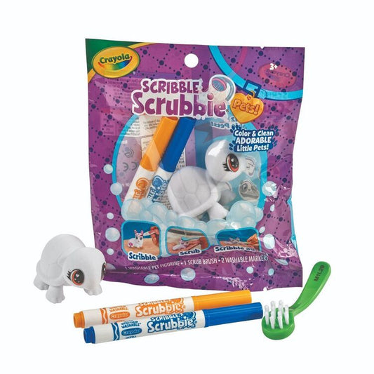 Crayola Scribble Scrubbies Pets 1Pk New