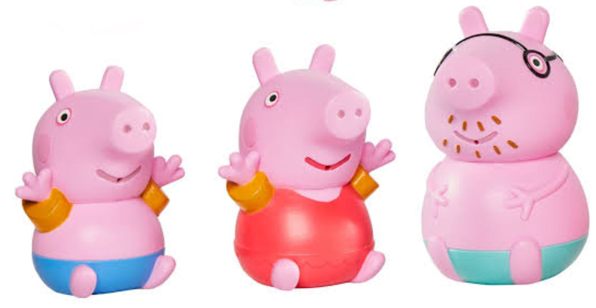 TOMY PEPPA PIG 3PK BATH SQUIRTER DAD,P&G