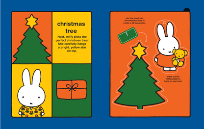 BOOK MIFFY CHRISTMAS PRESS OUT DECORATIO