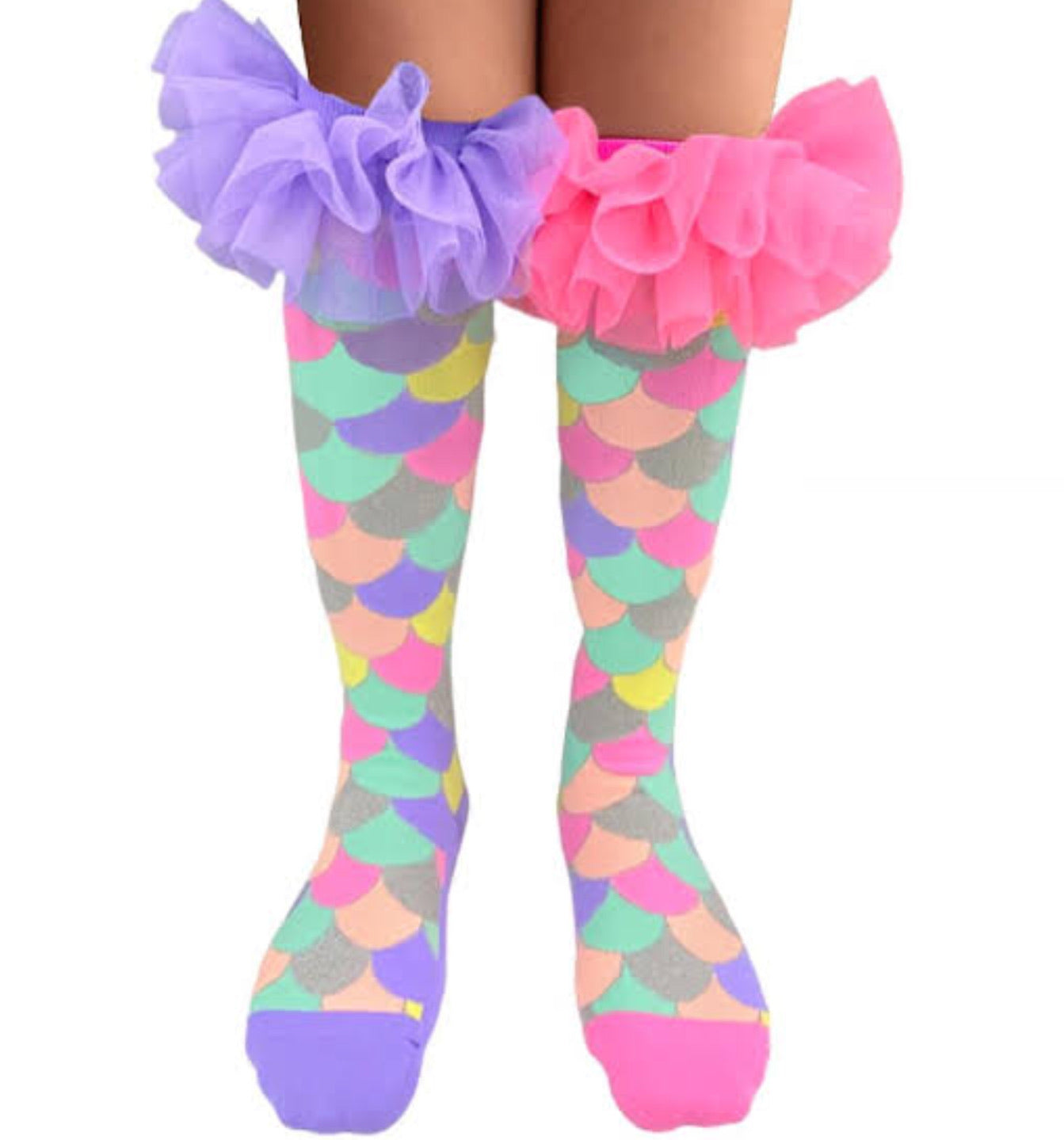 Madmia Socks 6+ Mermaid Frills W Glitter