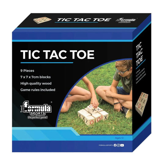 Formula Sports Wooden Tic Tac Toe