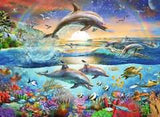 PUZZLE 300PC DOLPHIN PARADISE