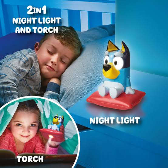 Bluey 2 In 1 Night Light & Torch Bluey