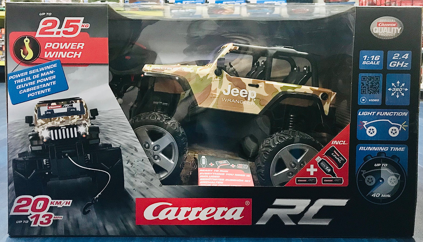 R/C Carrera 1:16 Jeep Wrangler Camo